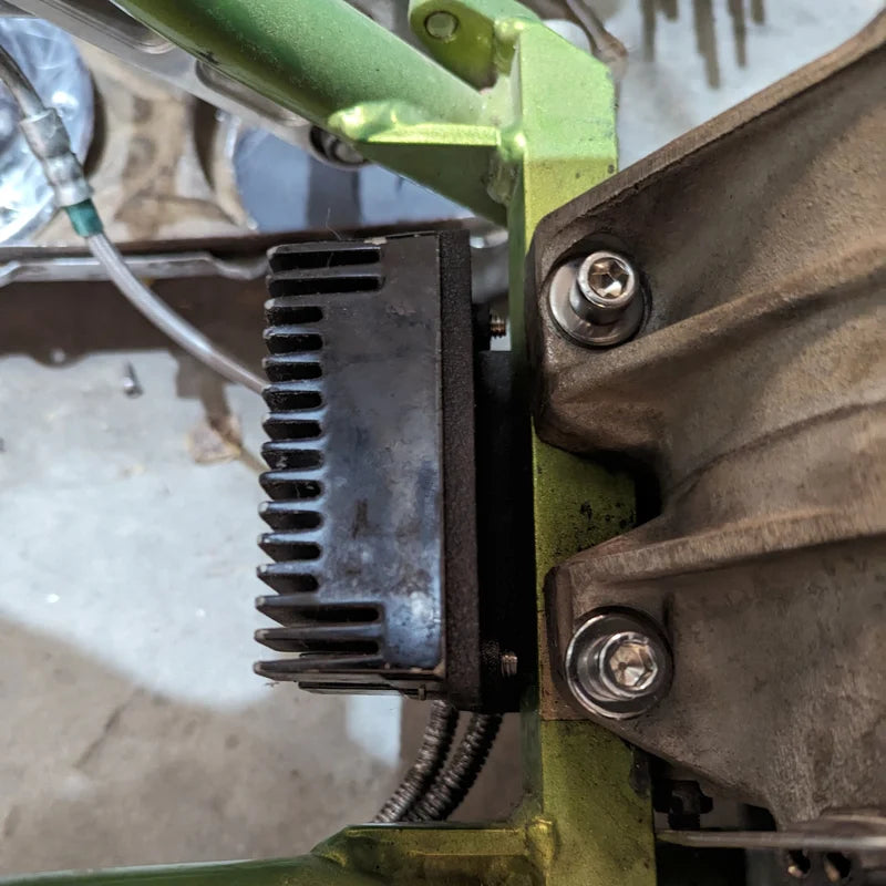 Regulator/Rectifier Mount Black for Harley Big Twin 36-99