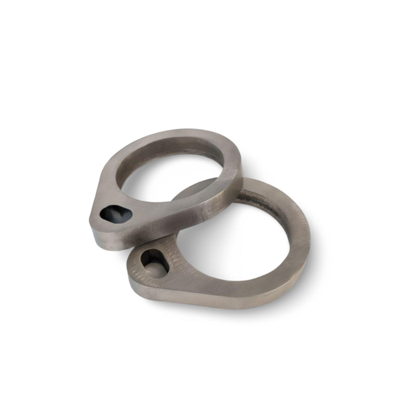 Shovelhead Exhaust Flanges - "Heavy Metal" 0.375"