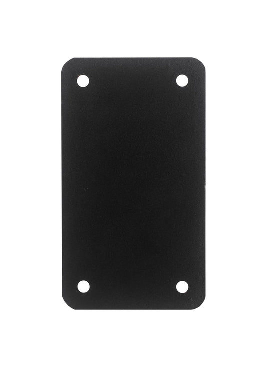 Vertical Axle Mount License Plate Bracket No Light Mount