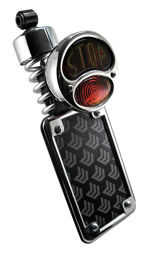 Vertical Shock Mount License Plate Bracket (Universal Fit)