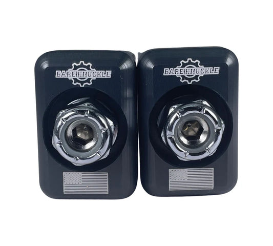 1979-04 XL Sportster & 4 Speed Shovelhead Axle Adjuster Plates